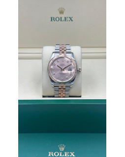 Rolex Datejust 36mm Stainless Steel and Rose Gold