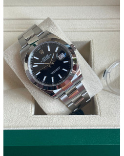 Rolex Datejust 41 Black Oyster