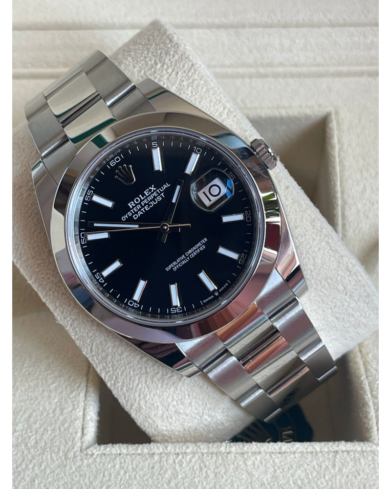Rolex Datejust 41 Black Oyster