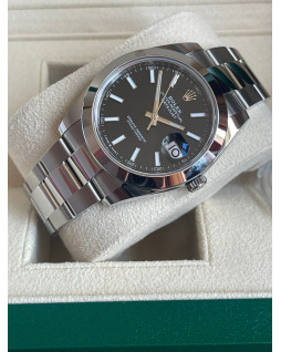 Rolex Datejust 41 Black Oyster