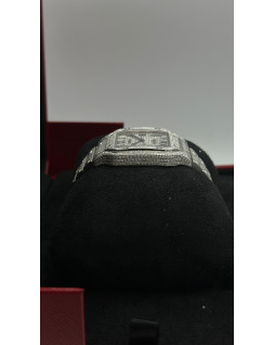 Cartier - Santos de Cartier -Medium Iced Out  Diamond
