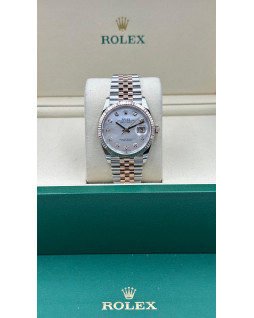 Rolex Datejust 36 Steel & Gold Rose MOP