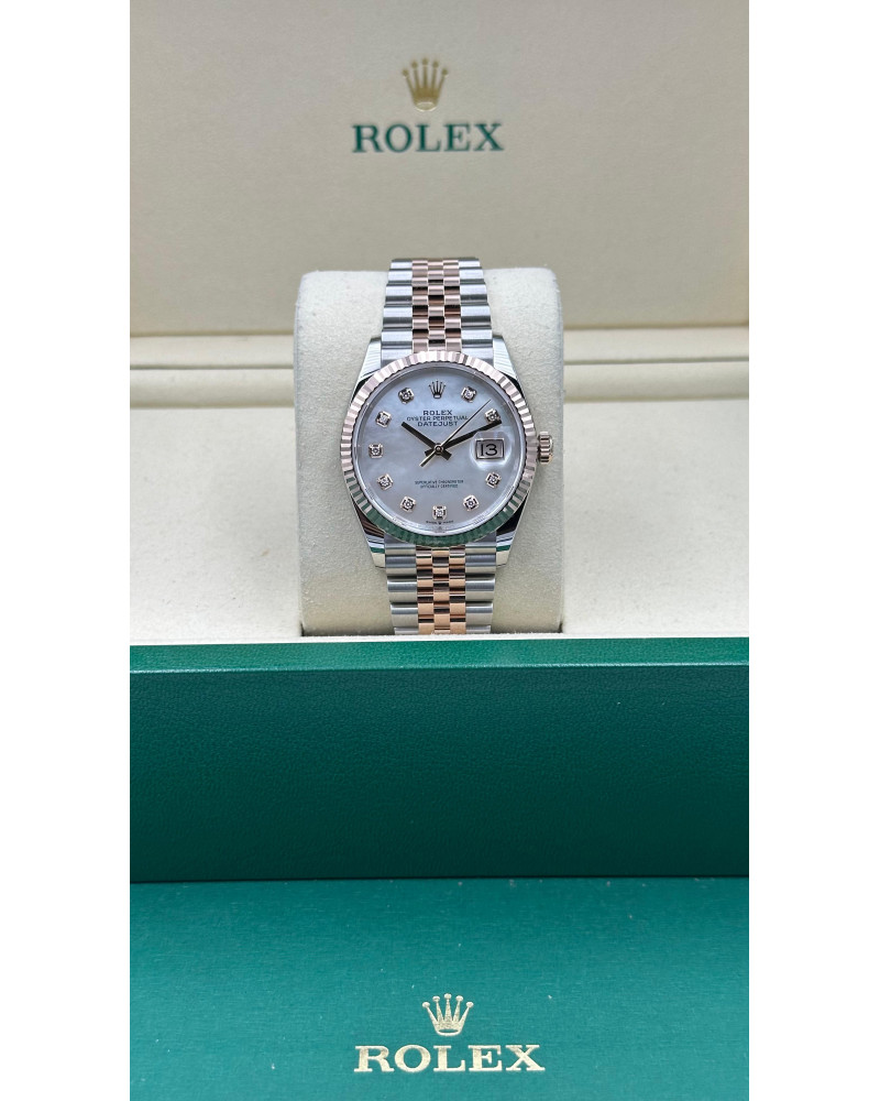 Rolex Datejust 36 Steel & Gold Rose MOP