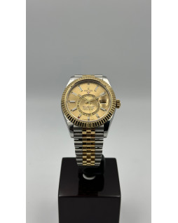Rolex Sky - Dweller 42 Gold & Steel