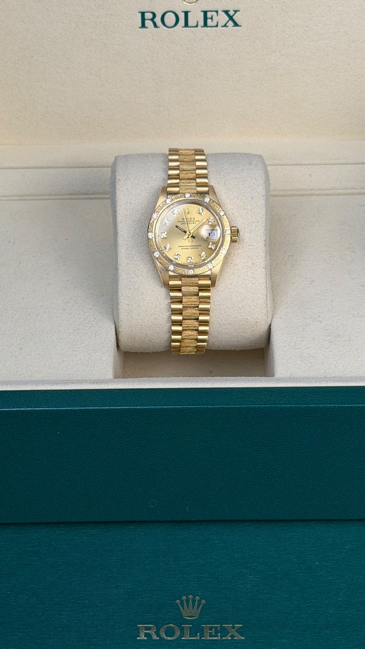 Rolex Lady Datejust 26 full set aur galben in stoc la DP Watches Bucuresti