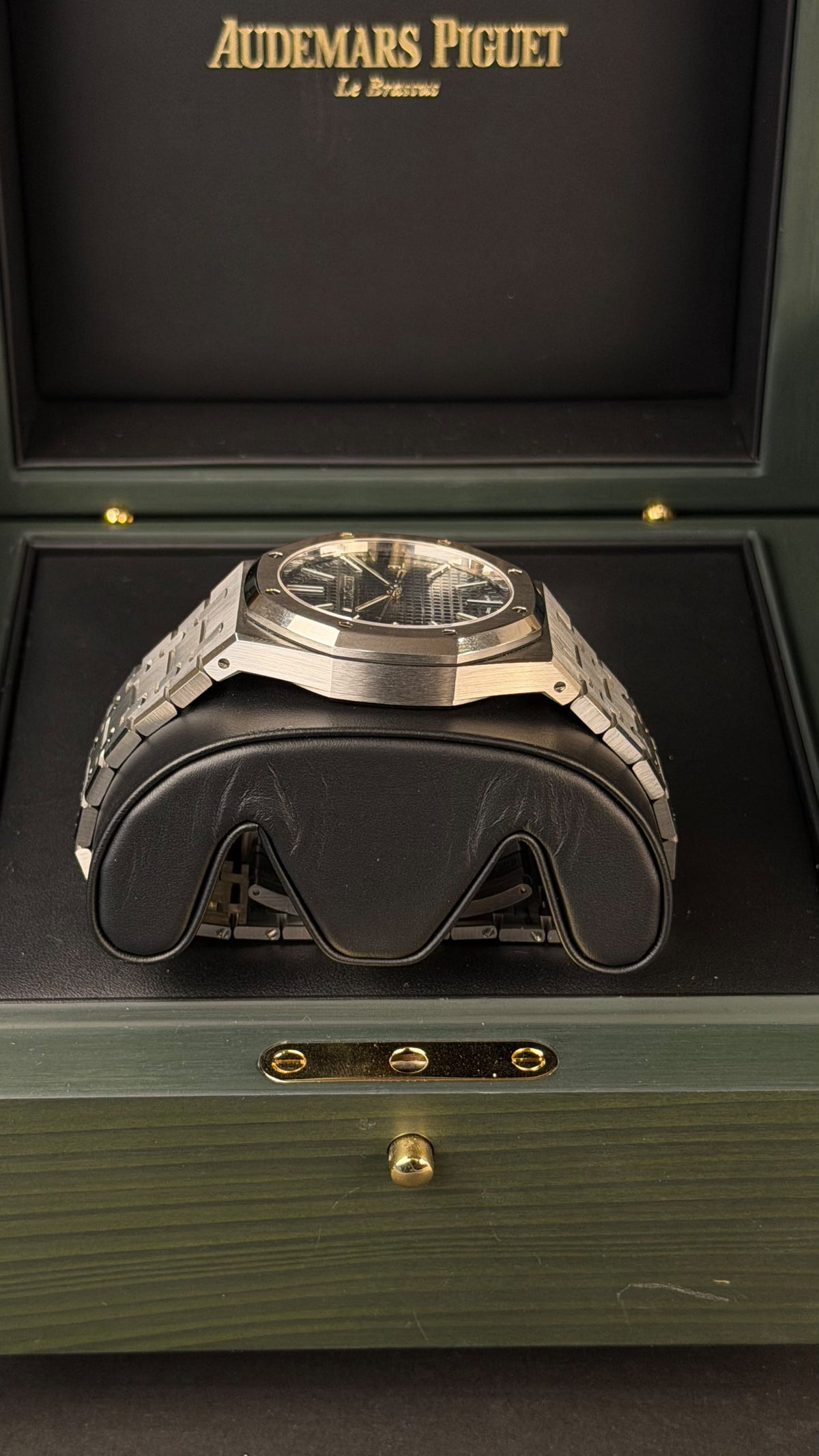 Audemars Piguet Royal Oak 15500ST Green Dial - Ceas Original DPWatches Bucuresti