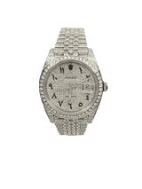 Rolex Datejust 41 Full Iced Out