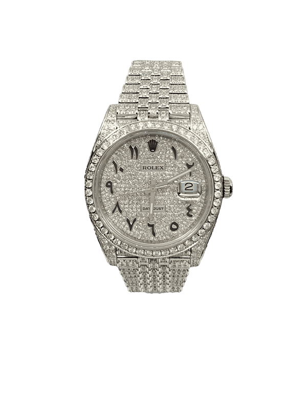 Rolex Datejust 41 Full Iced Out